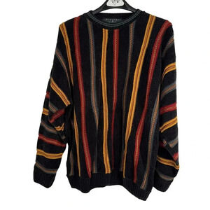 Vintage Protege Collection Pullover Sweater Men's XL Coogi Style Knit Textured